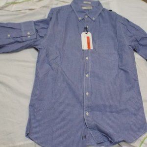 Blue Gingham Oxford -Long Sleeve